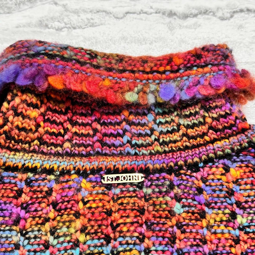 St. John Vintage by Marie Gray Wool turtleneck Sweater. Size L - Picture 6 of 10